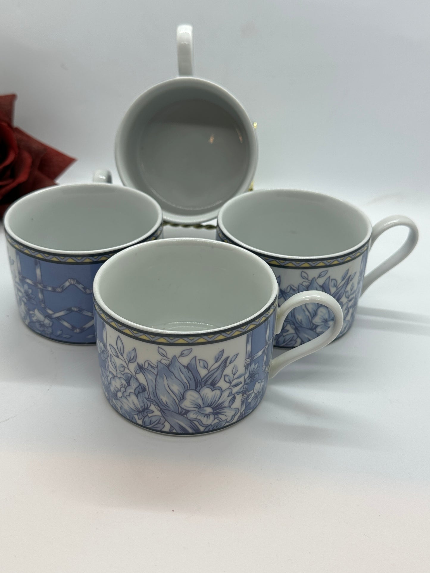 Coventry Palace Garden Porcelain Mugs Set of 4