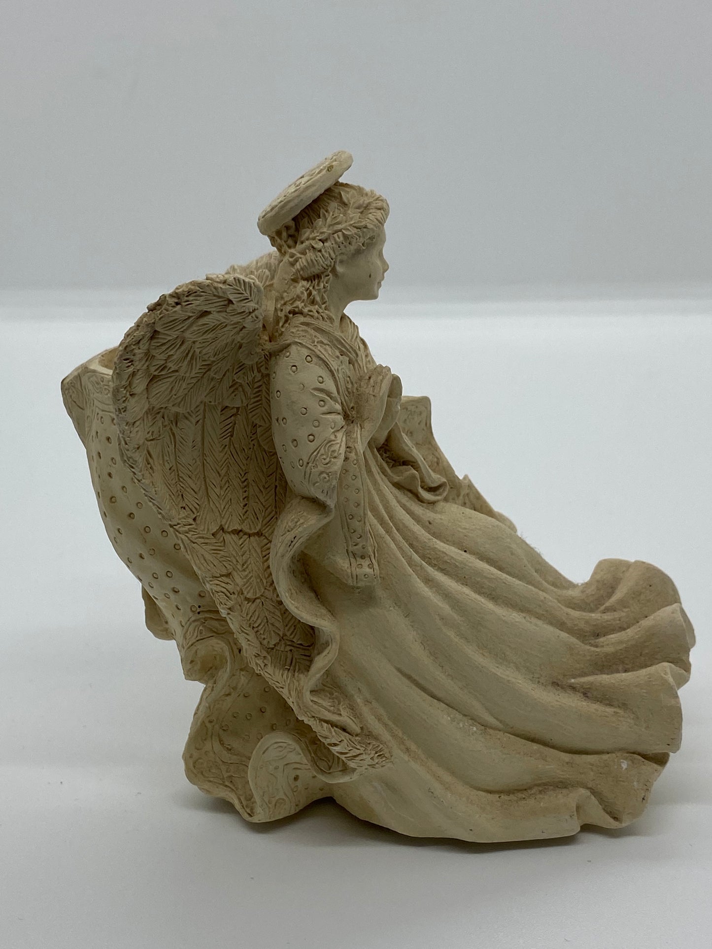 Renaissance Angel WN-034 Bisque Angel with Halo