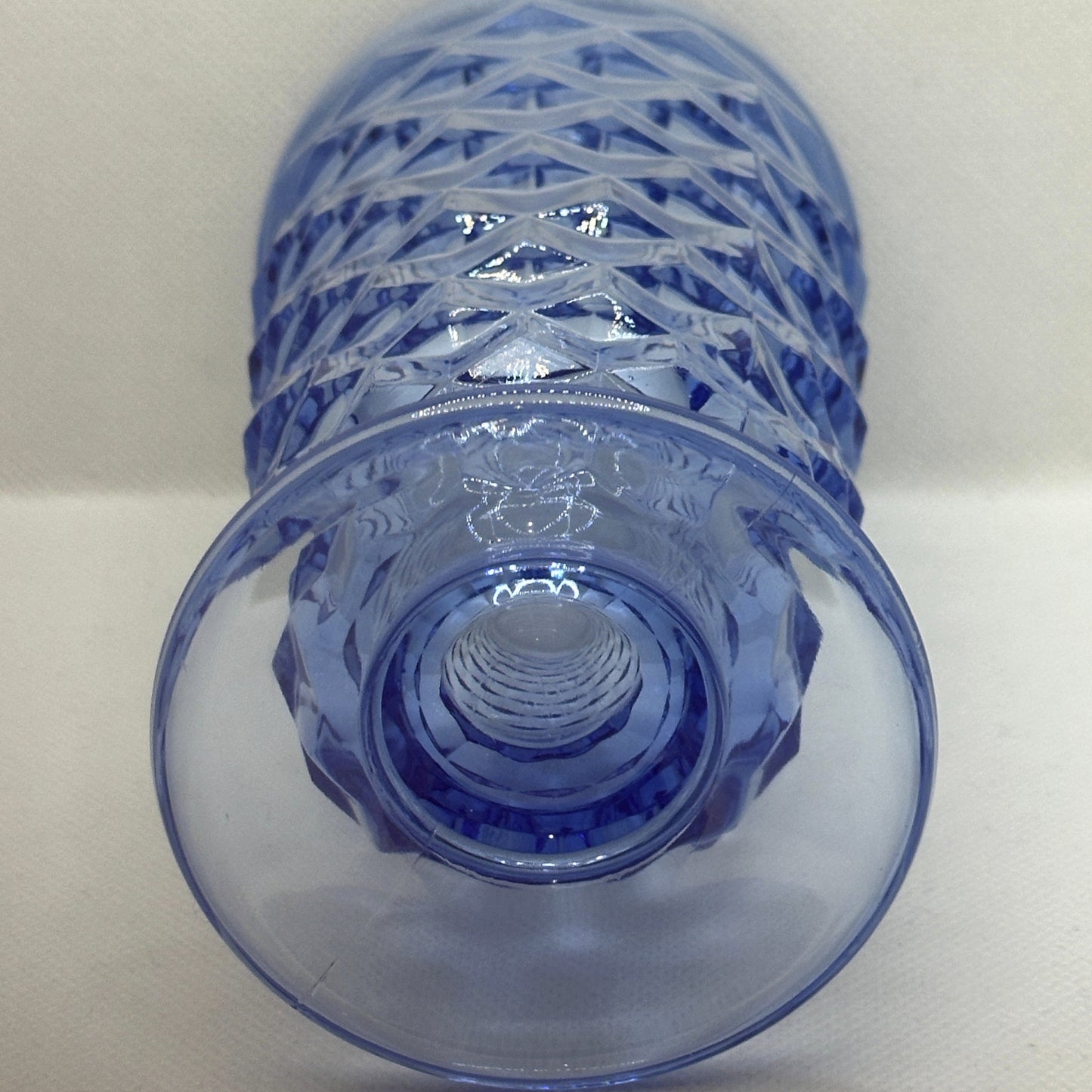 Whitehall Iced Tea Light Blue Straight Rim Glass by Colony