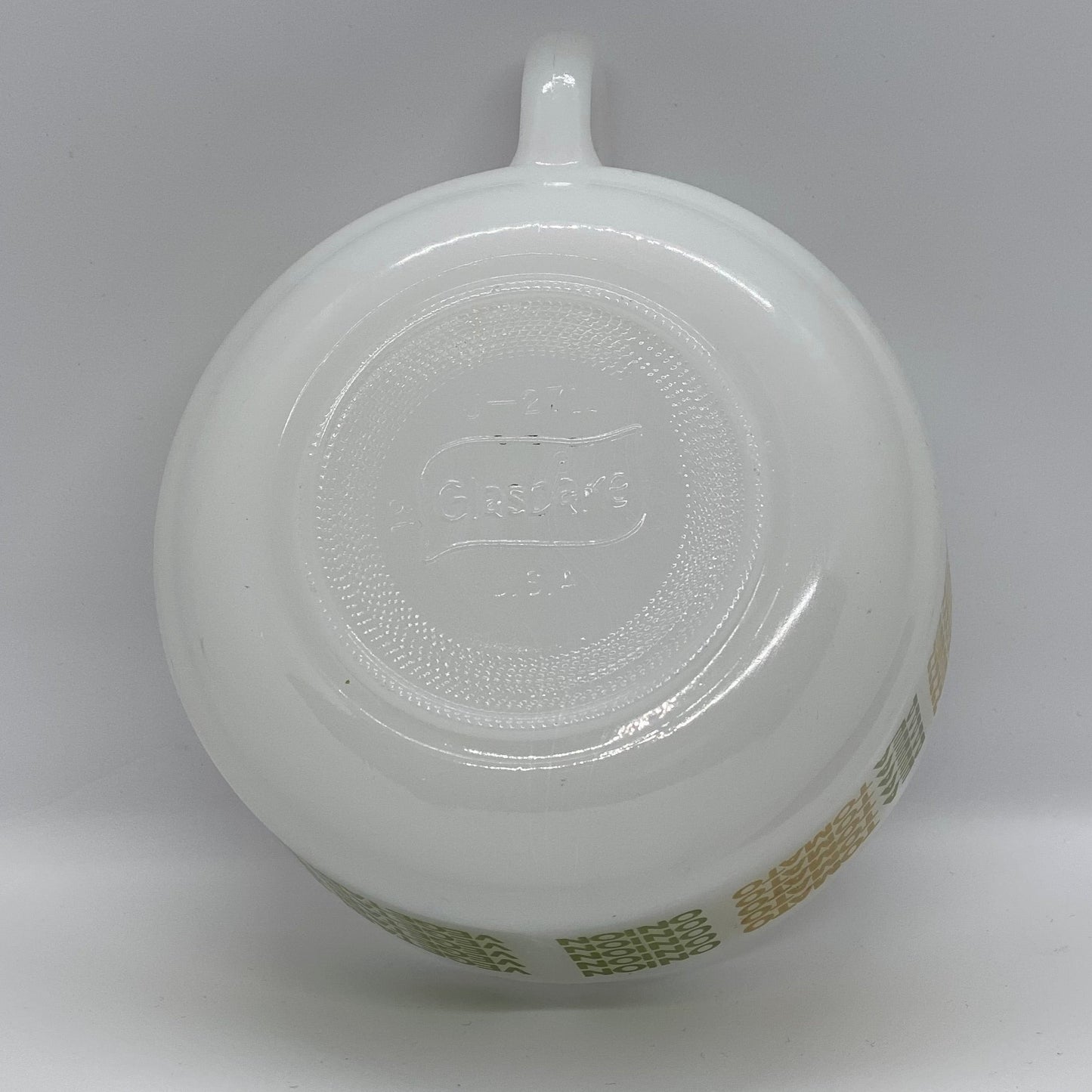 Glasbake Milk Glass Soup Mug