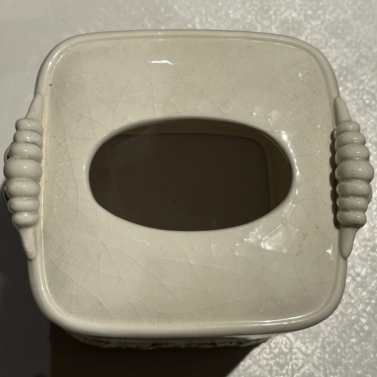 The Croscill Tuscany Eathenware Collection Tissue Box