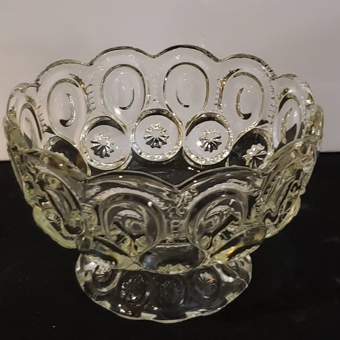 Moon and Stars Clear Glass Bowl