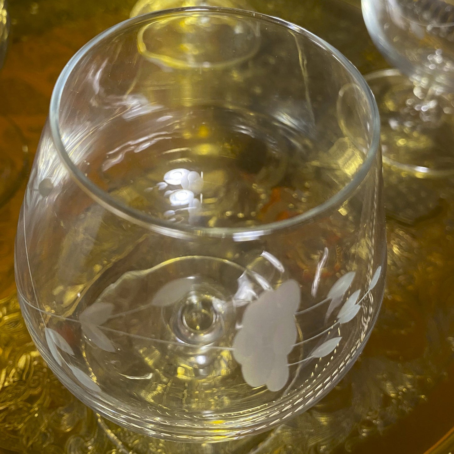 Heritage Brandy Glasses by Princess House - Set of 4