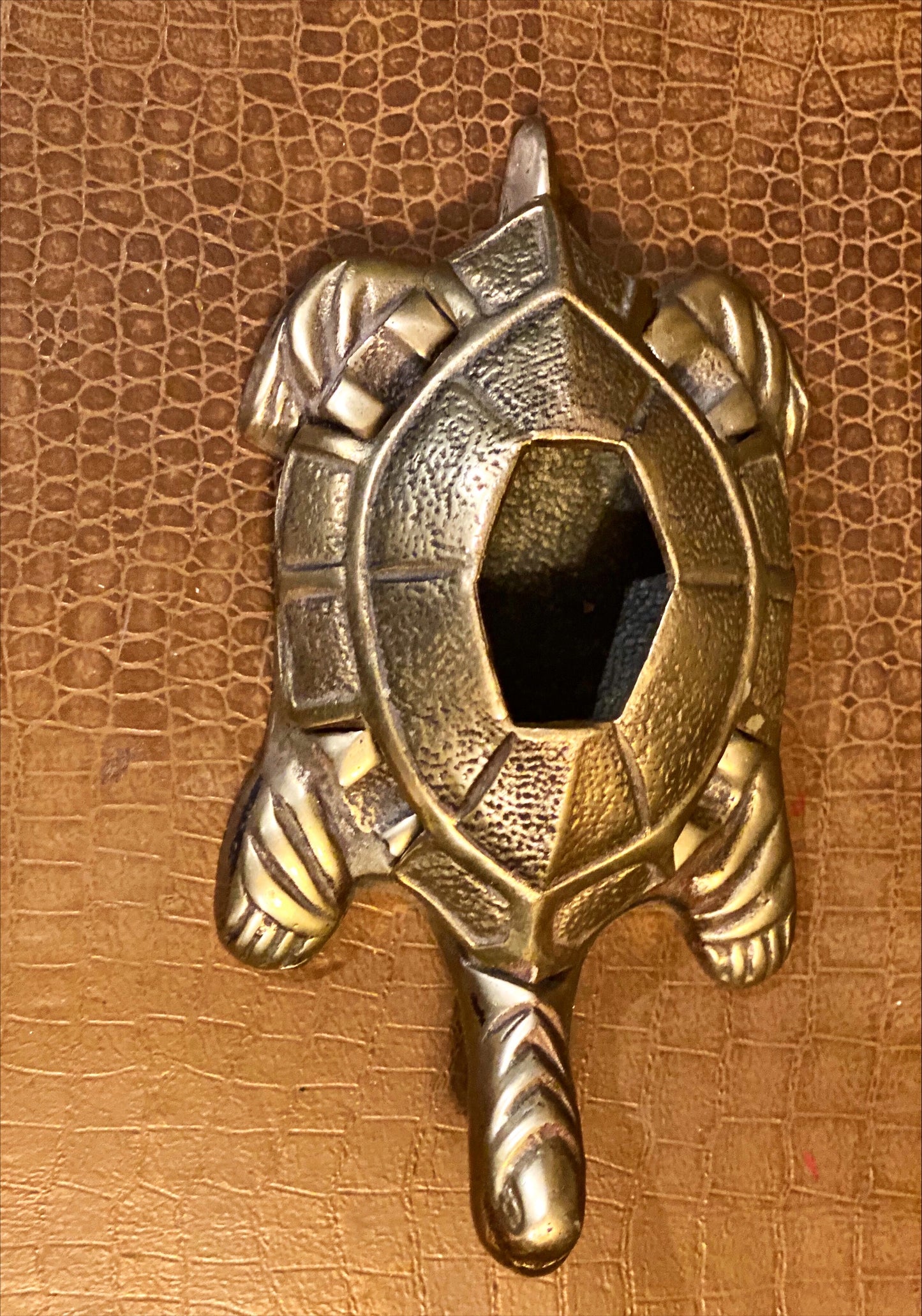 Brass Turtle Ashtray