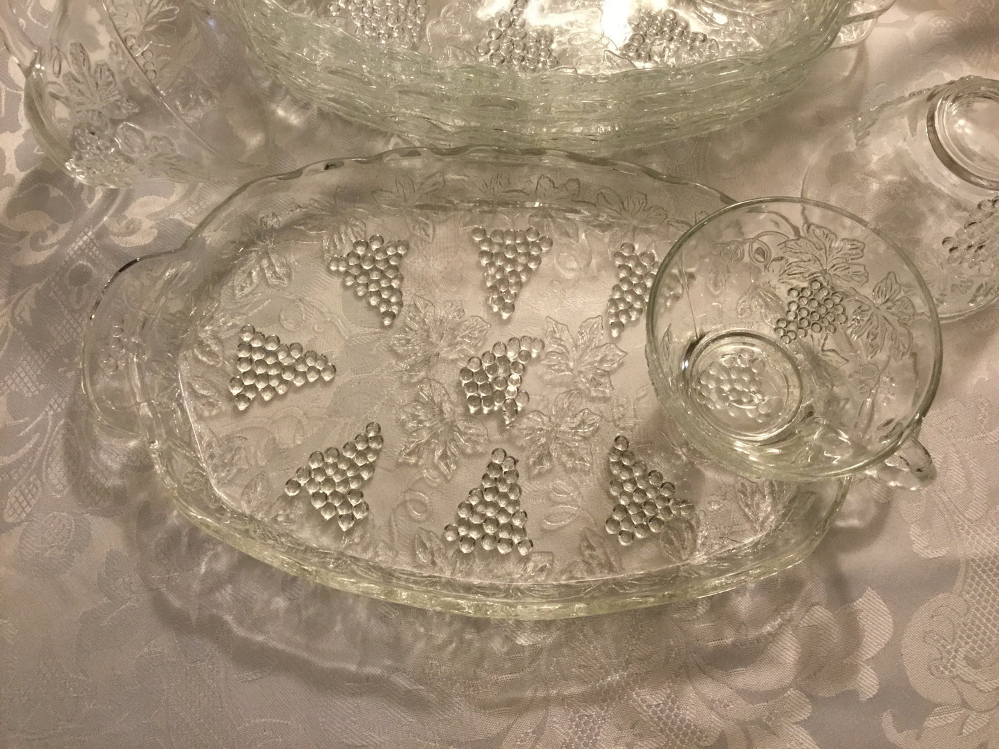 Vintage Anchor Hocking Sandwich Trays - Set of 4