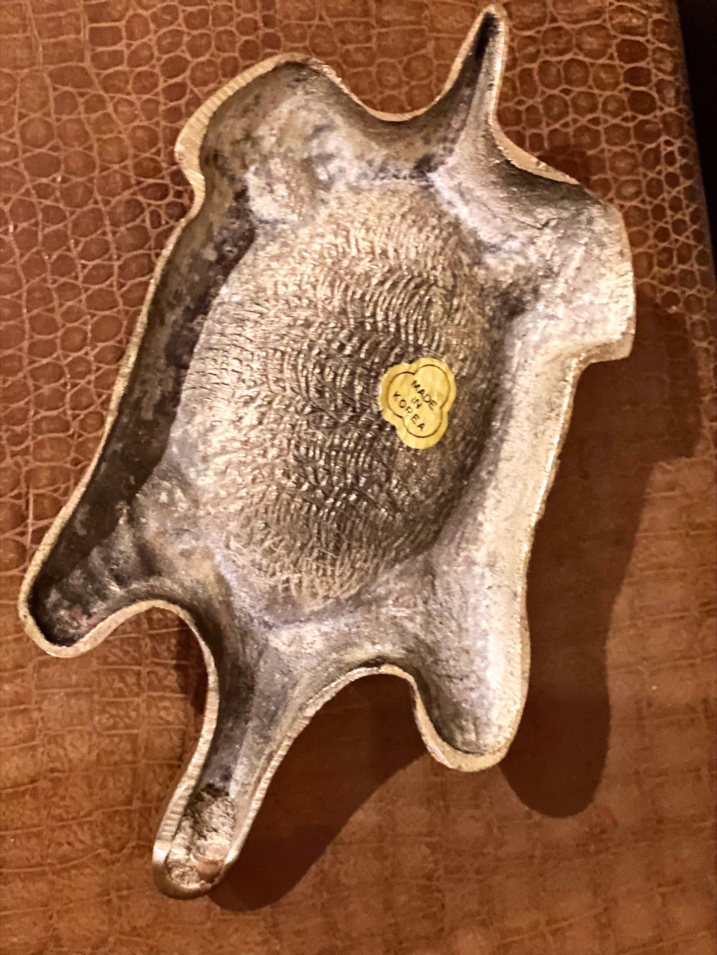 Brass Turtle Ashtray