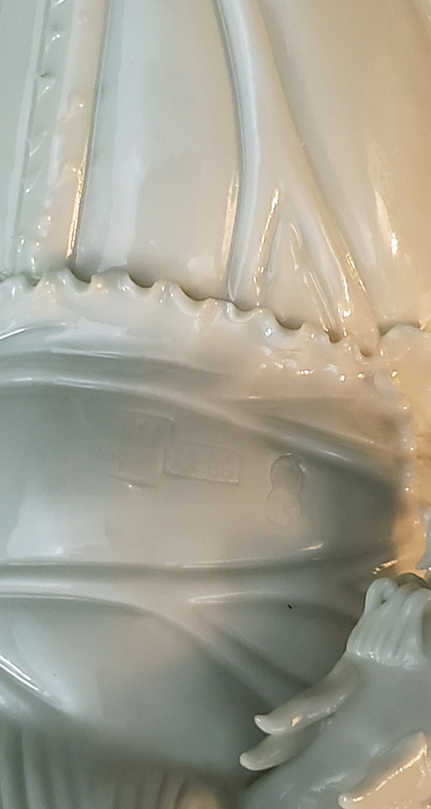 Vintage Chinese Porcelain Blanc De Chine Dragon Vases