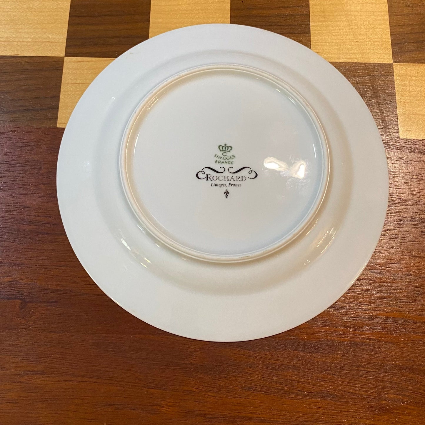 Vintage Rochard Limoges France, Fruit Still Life China Dessert Plates