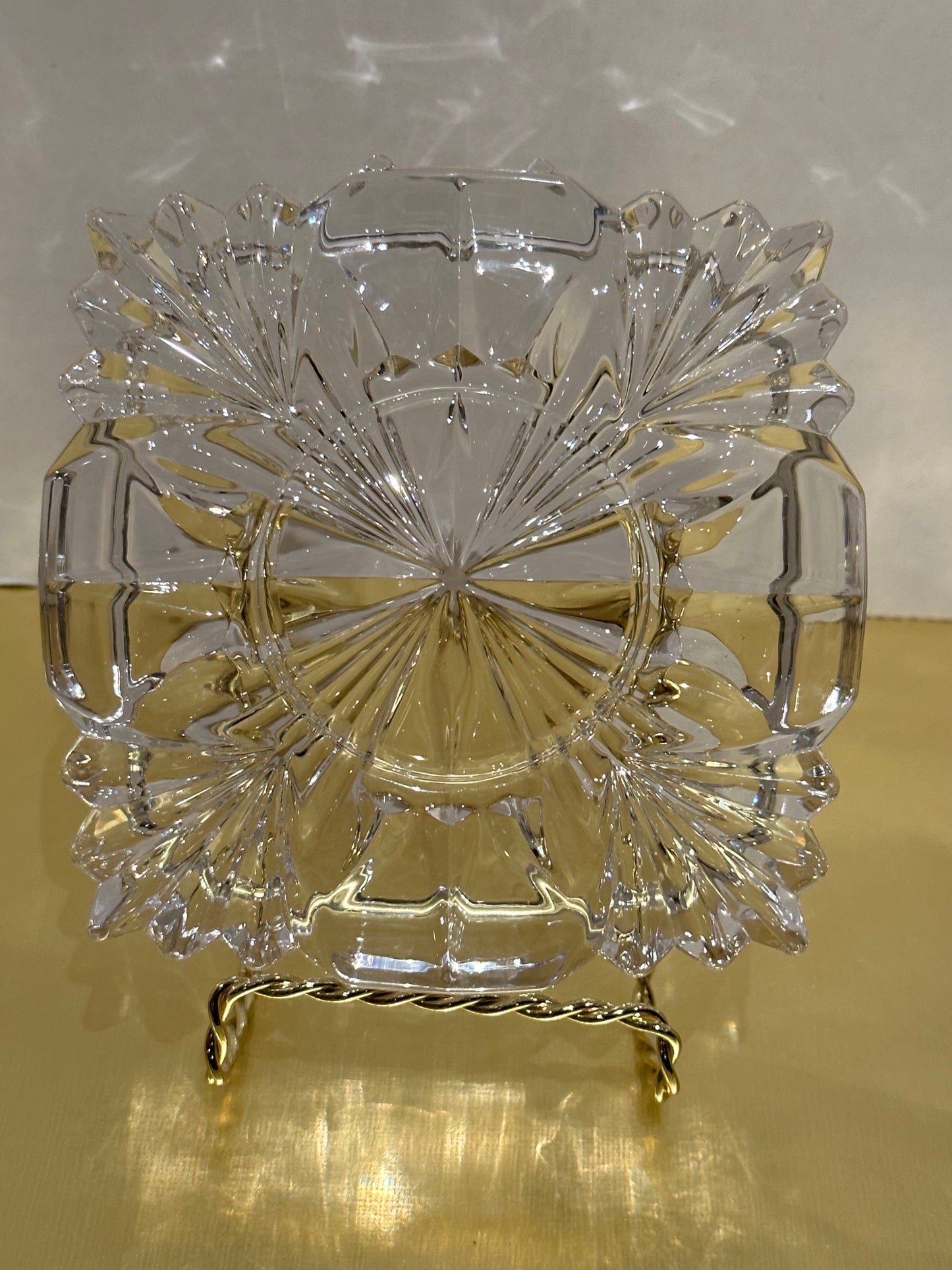 Anna Hutte Bleikristall Ashtray 24% Lead Crystal Ashtray, Votive Holder
