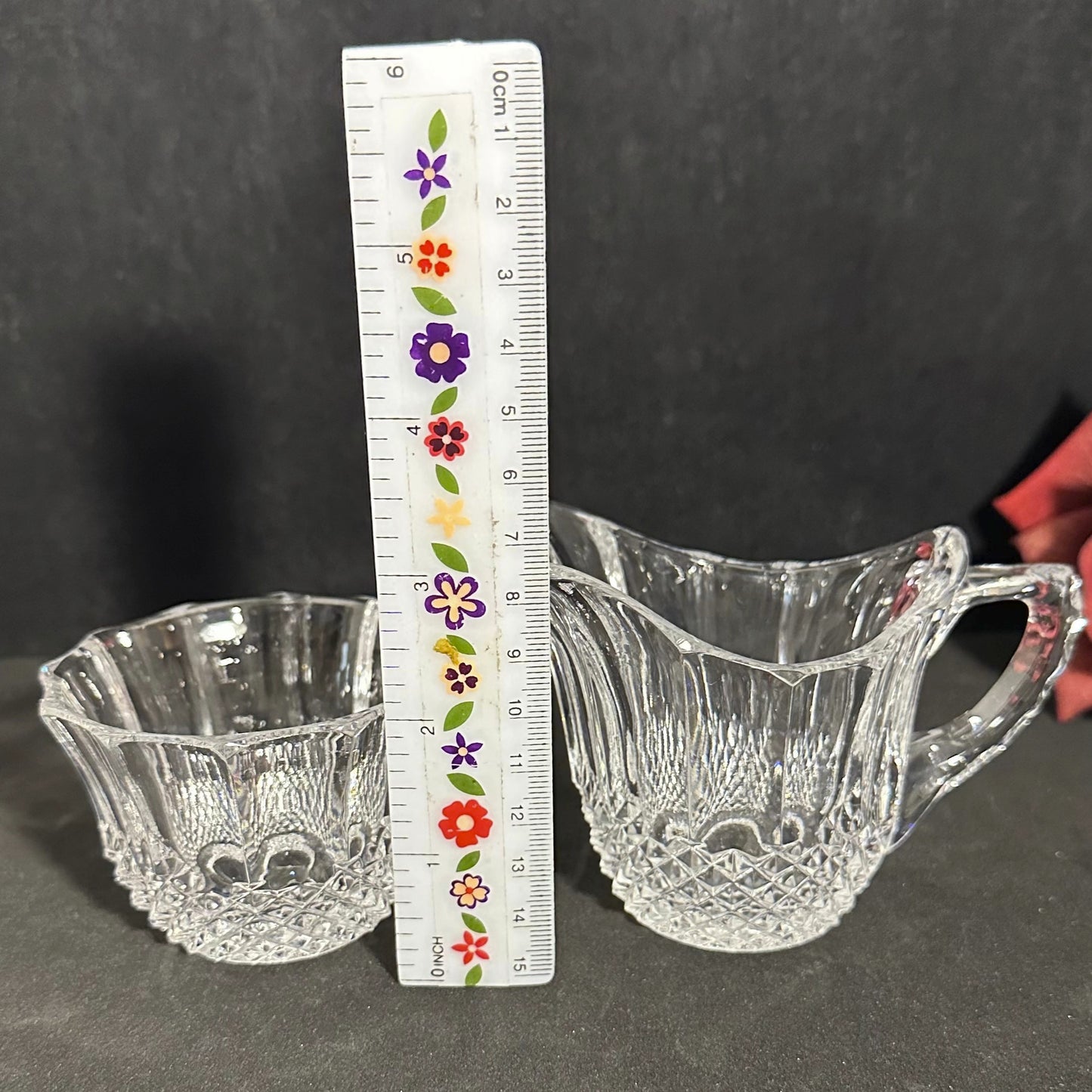Tritschker Winterhalder Bleikristall Lead Crystal, Sugar and Creamer