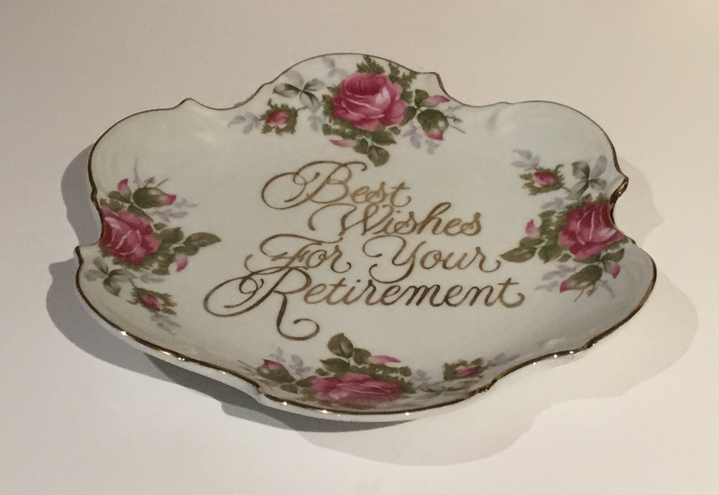 Best Wishes For Your Retirement Plate