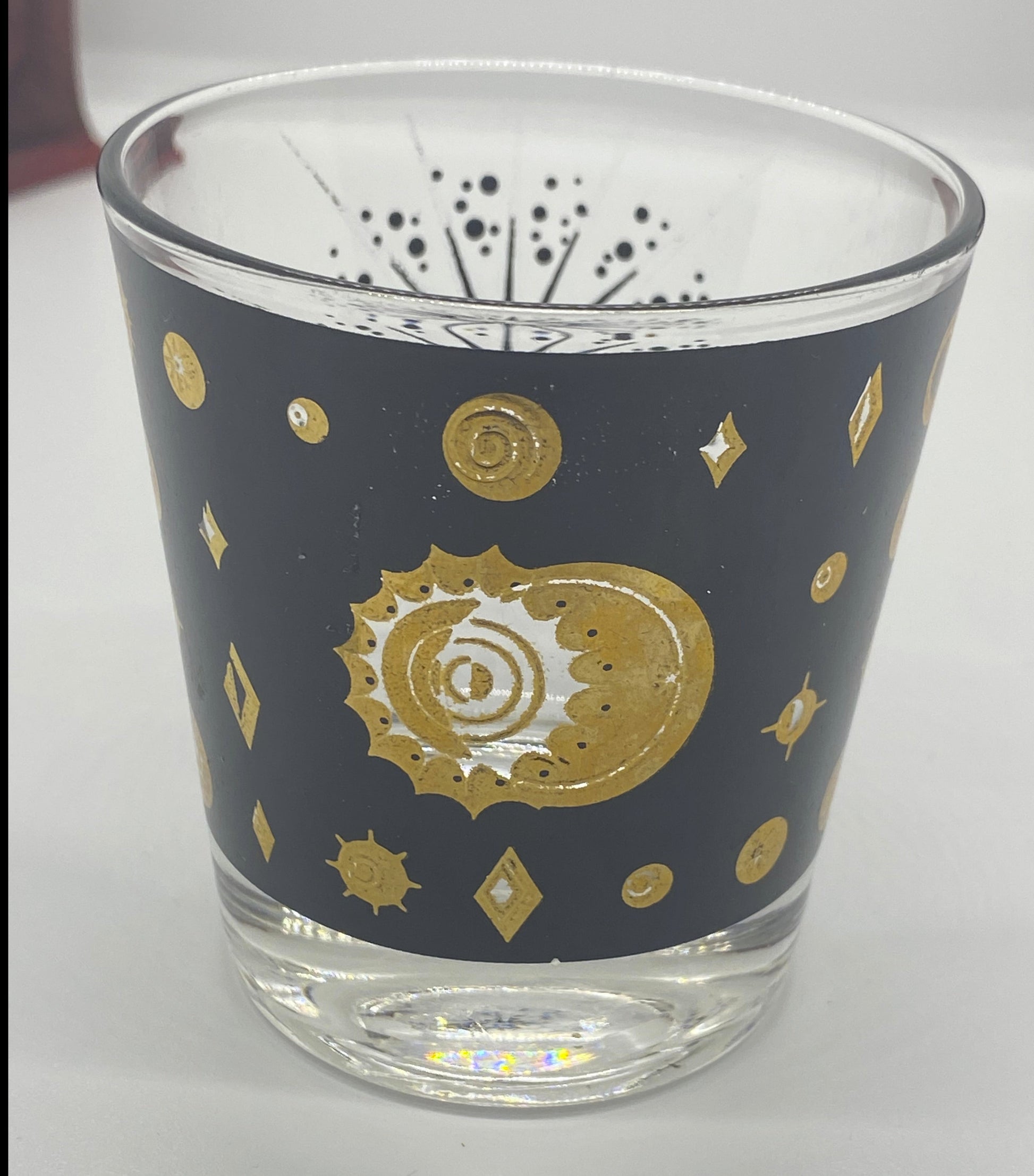 Starburst Celestial Eclipse Low Ball glass