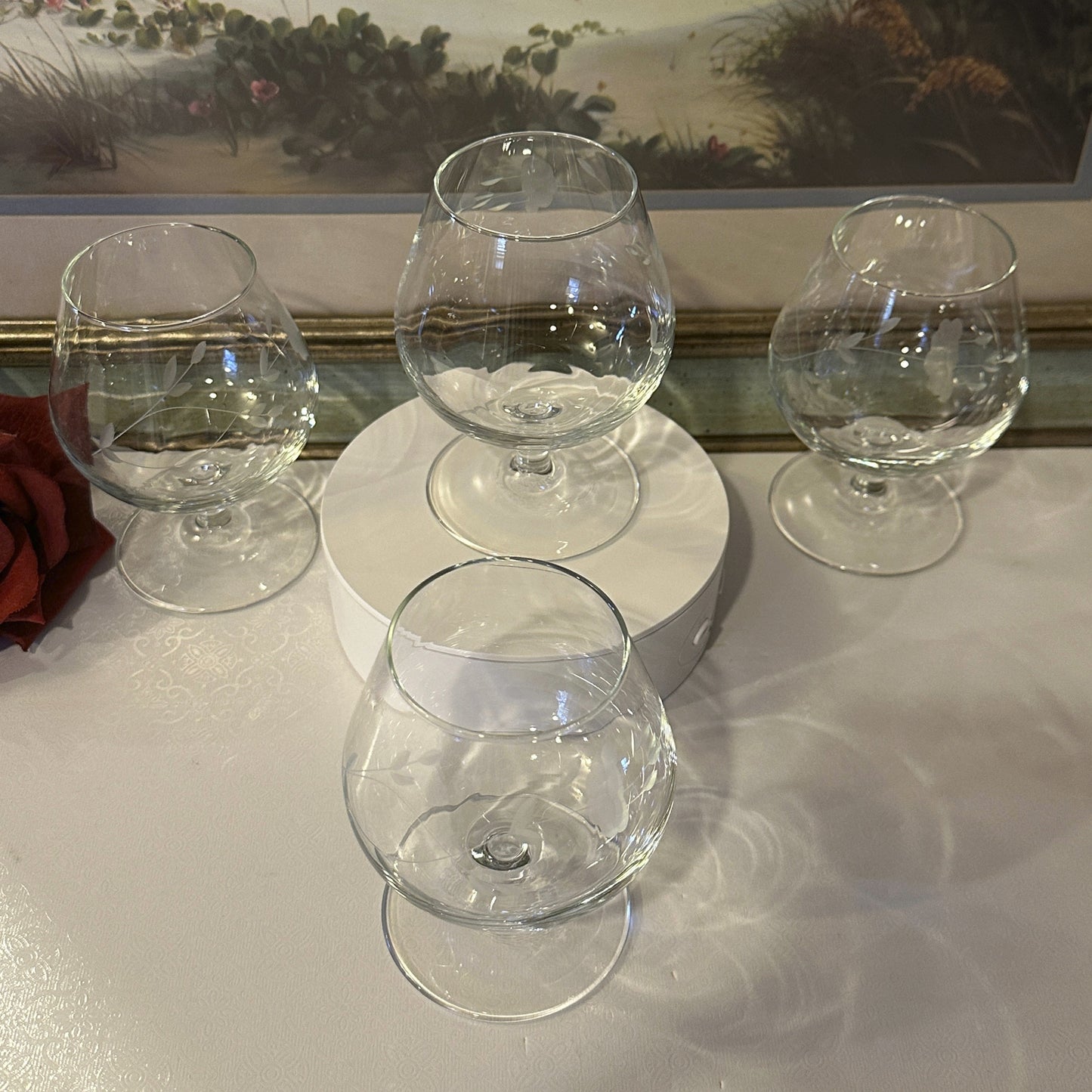 Heritage Brandy Glasses by Princess House - Set of 4