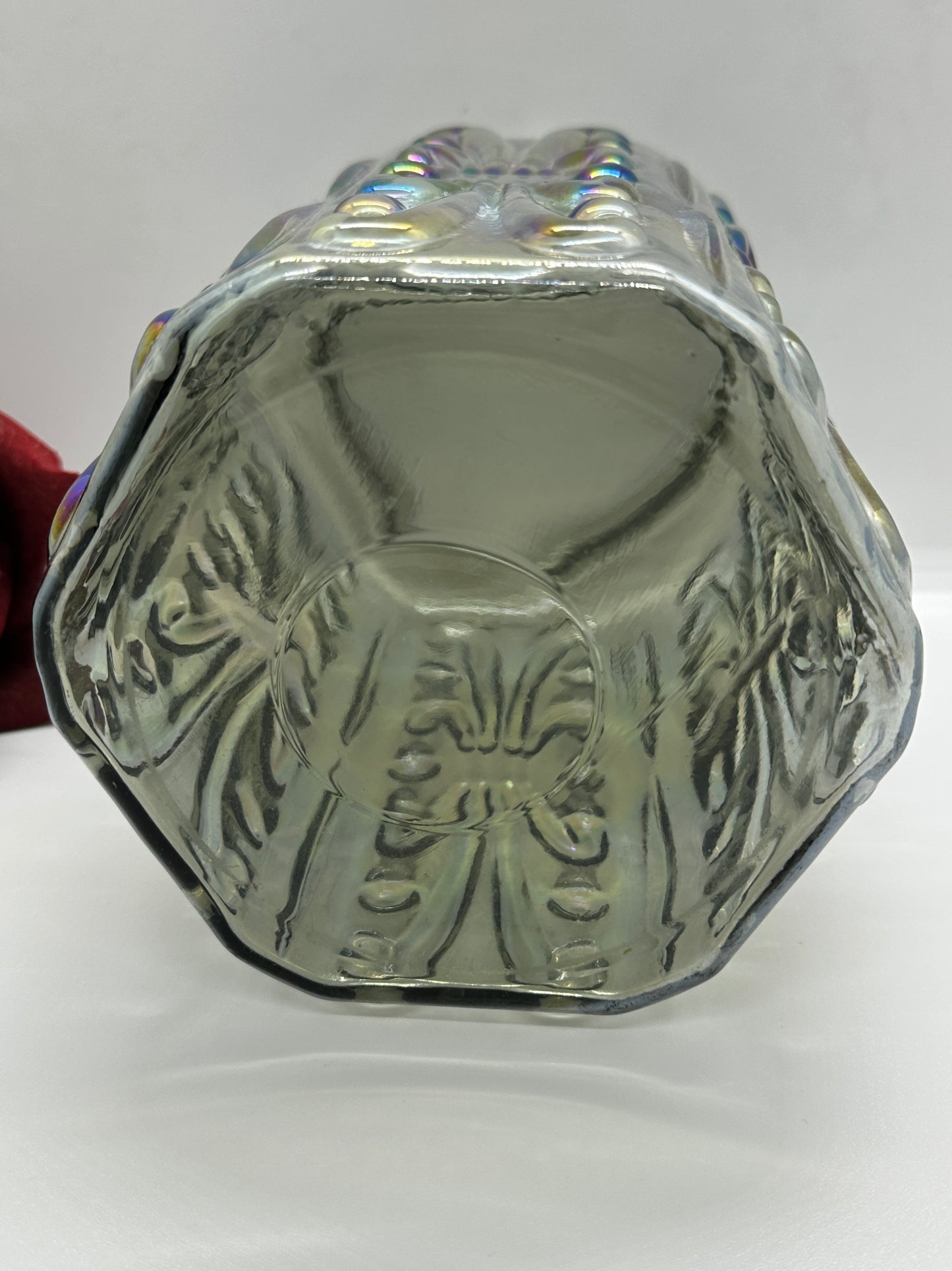 Vintage LE Smith Iridescent Canister / Apothecary Jar