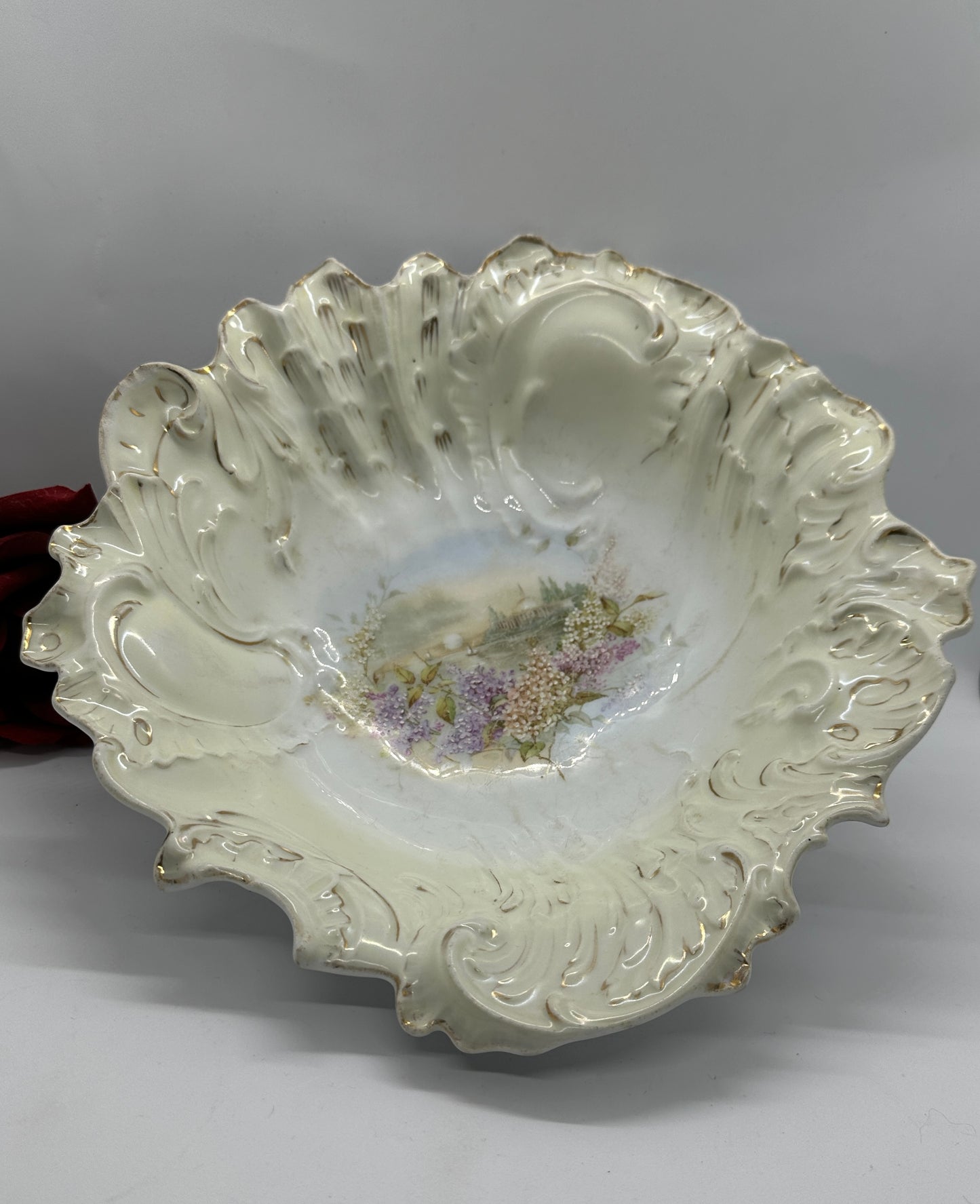 Rare Antique C.T. Carl Tielsch Bowl Altwasser, Germany