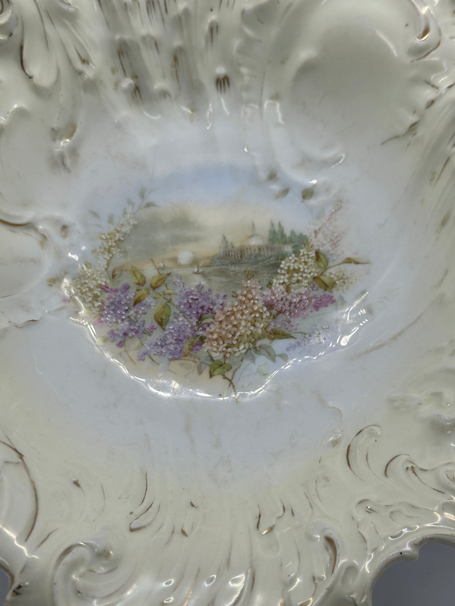 Rare Antique C.T. Carl Tielsch Bowl Altwasser, Germany