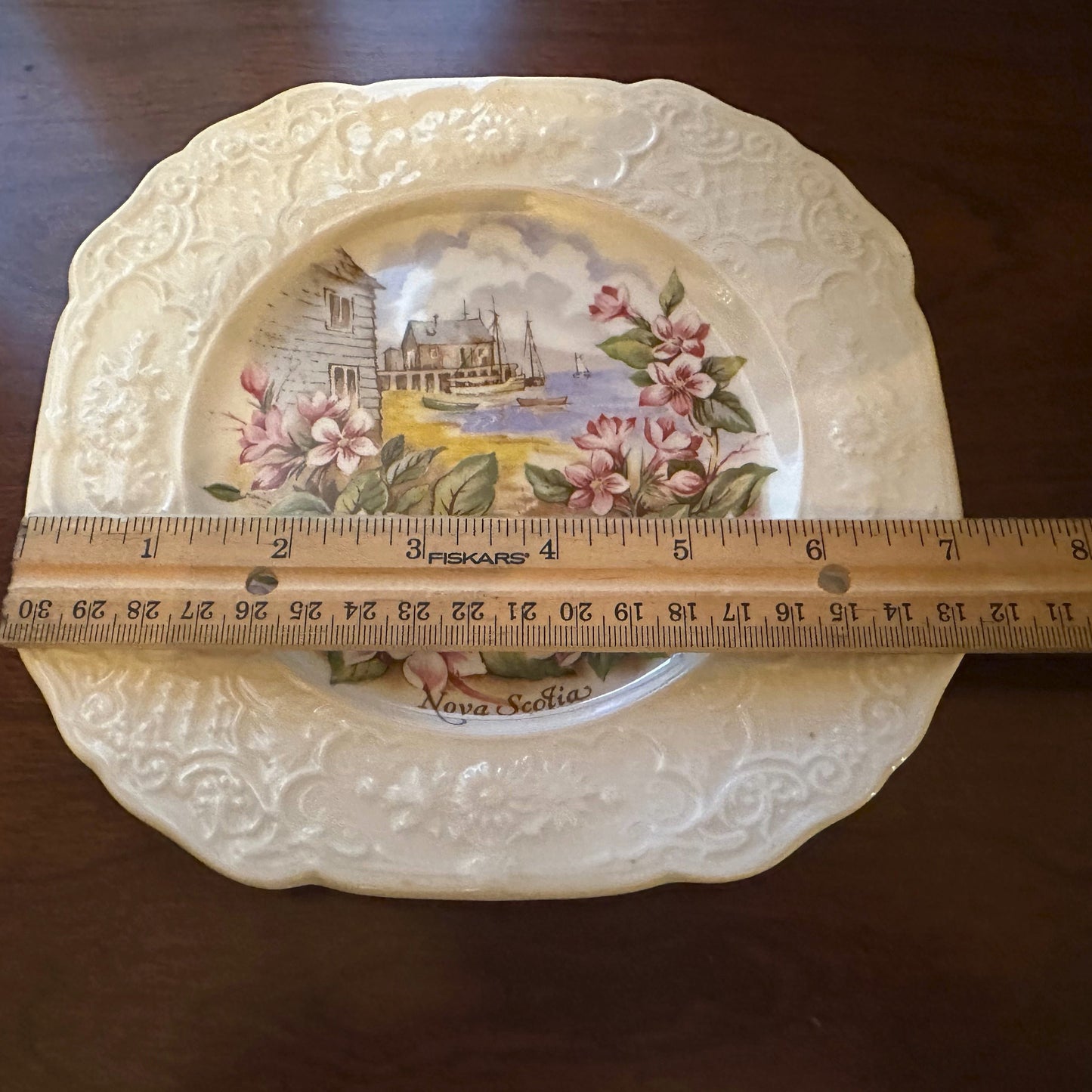 Nova Scotia China Plate by Heron Cross Pottery