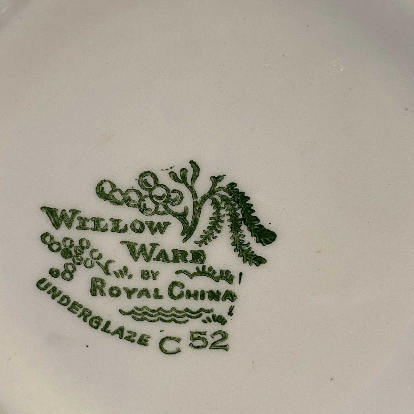 Bread & Butter Plate Blue Willow by ROYAL (USA)