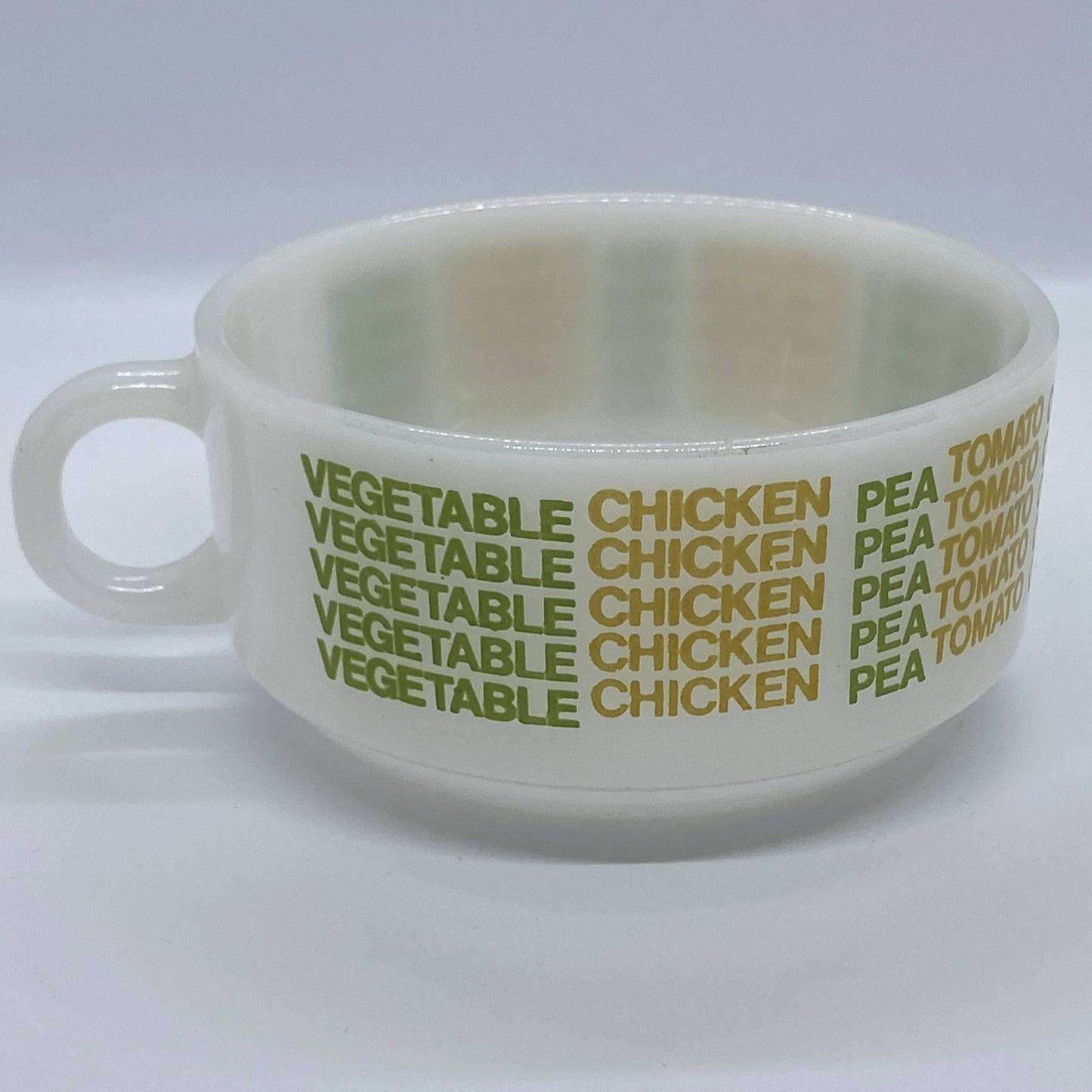 Glasbake Milk Glass Soup Mug