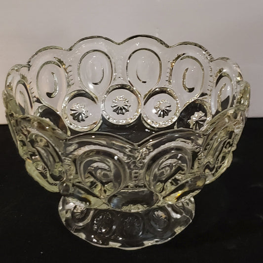 Moon and Stars Clear Glass Bowl