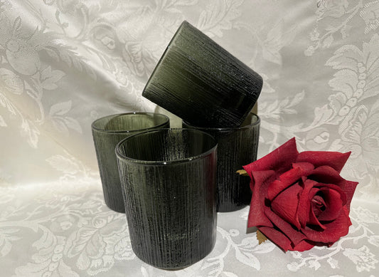 Rain Glass Textured Tumblers