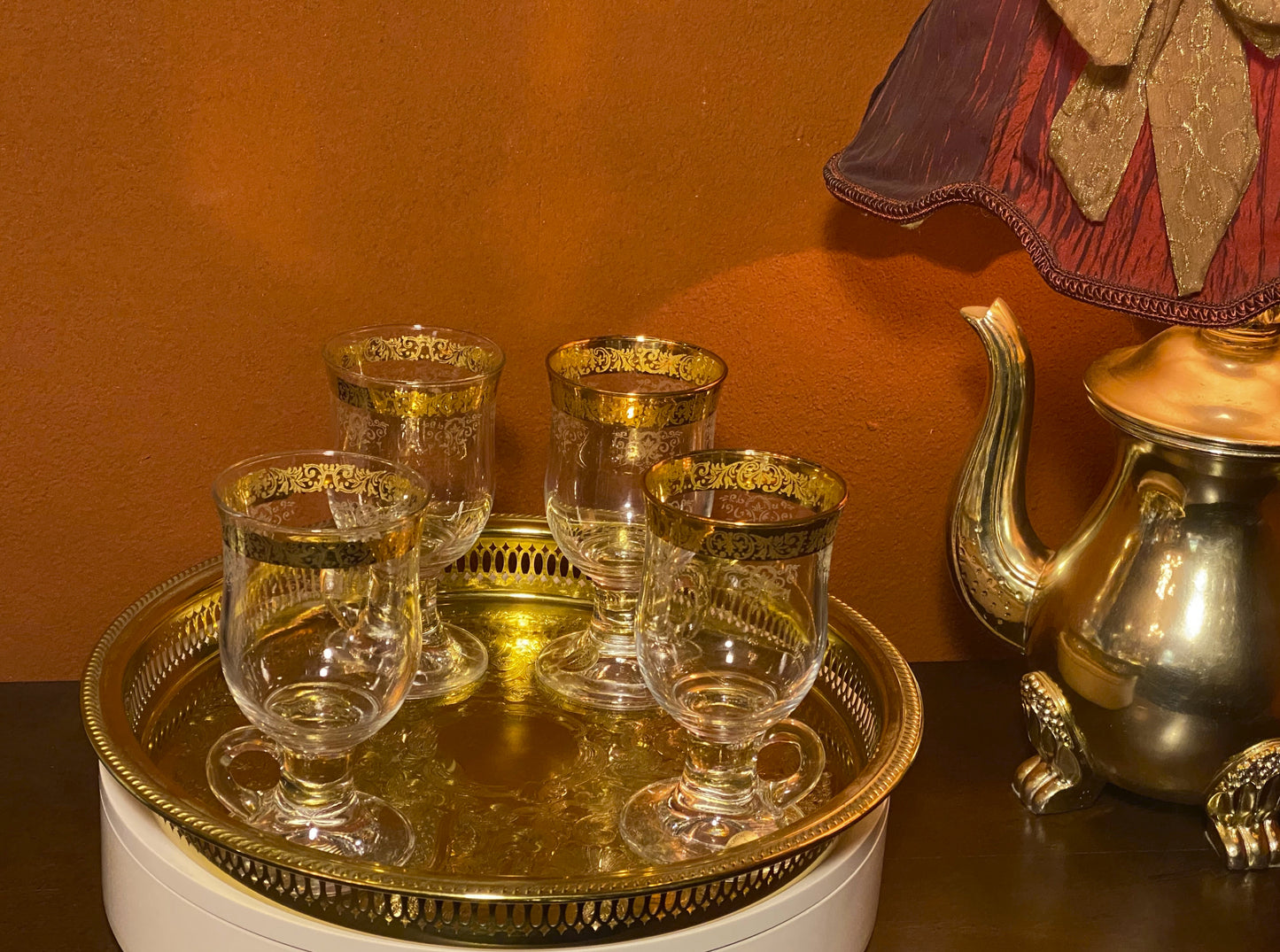 Vintage Cellini Irish Coffee Mugs - Set of 4