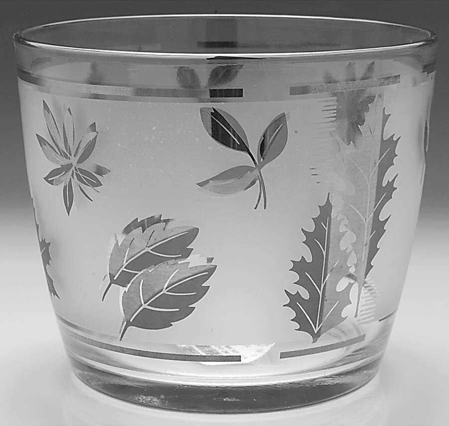 Silver Leaf by Libbey Glass Company Ice Bucket