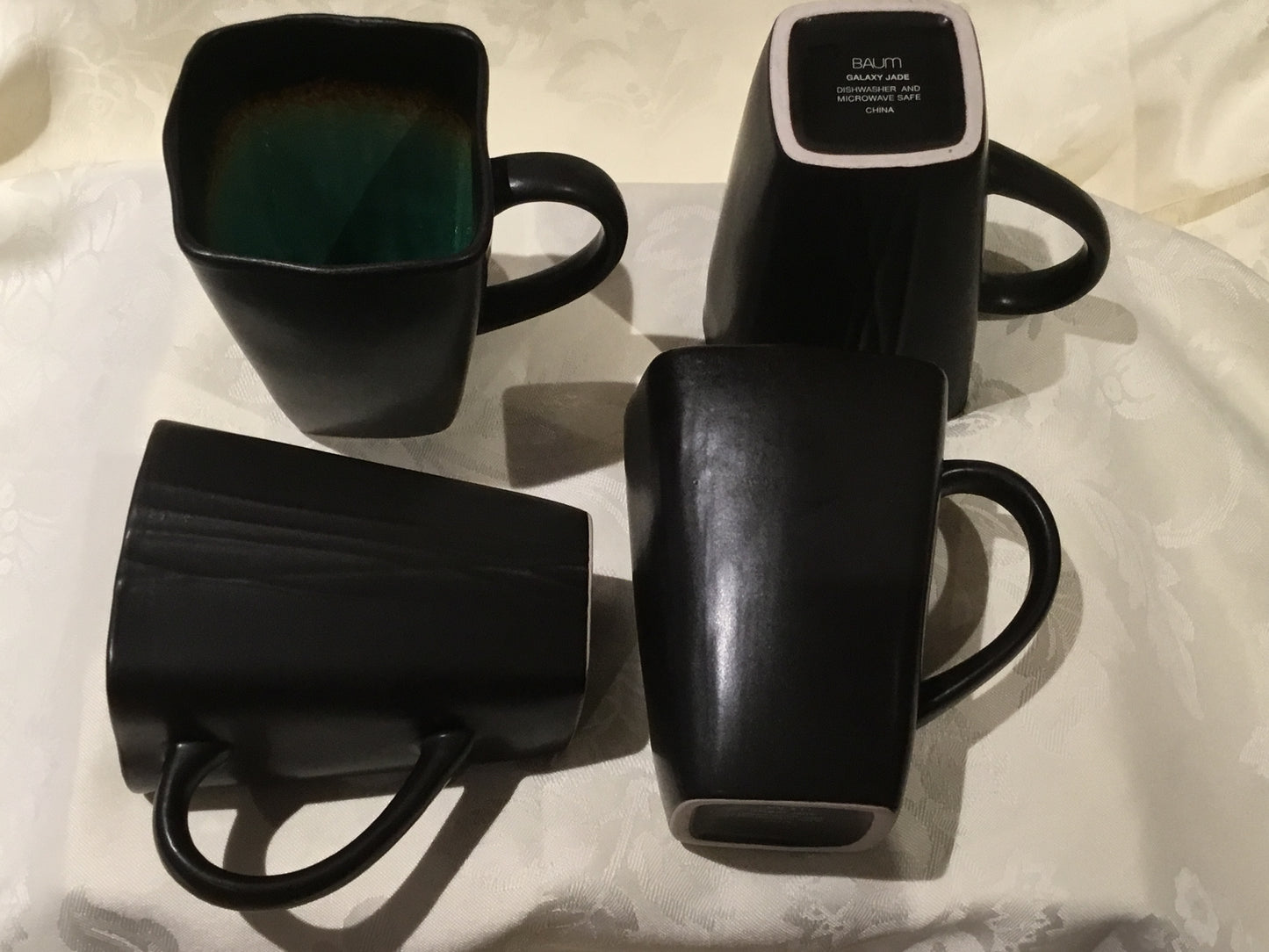 Baum Galaxy Jade Mugs, Set of 4
