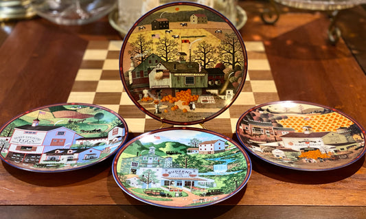 Charles Wysocki’s Peppercricket Grove - Bradford Exchange Plates