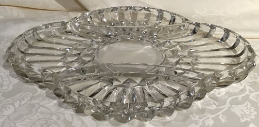 Vintage 3 Part Relish Dish