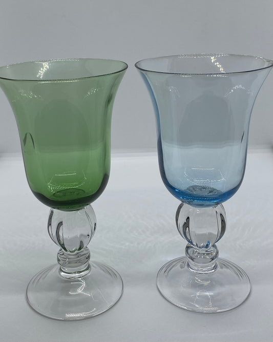 Lenox Hand Blown Water Goblets