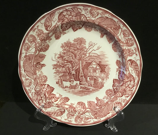 Dinner Plate Archive Collection Cranberry by SPODE  Media 1 of 6