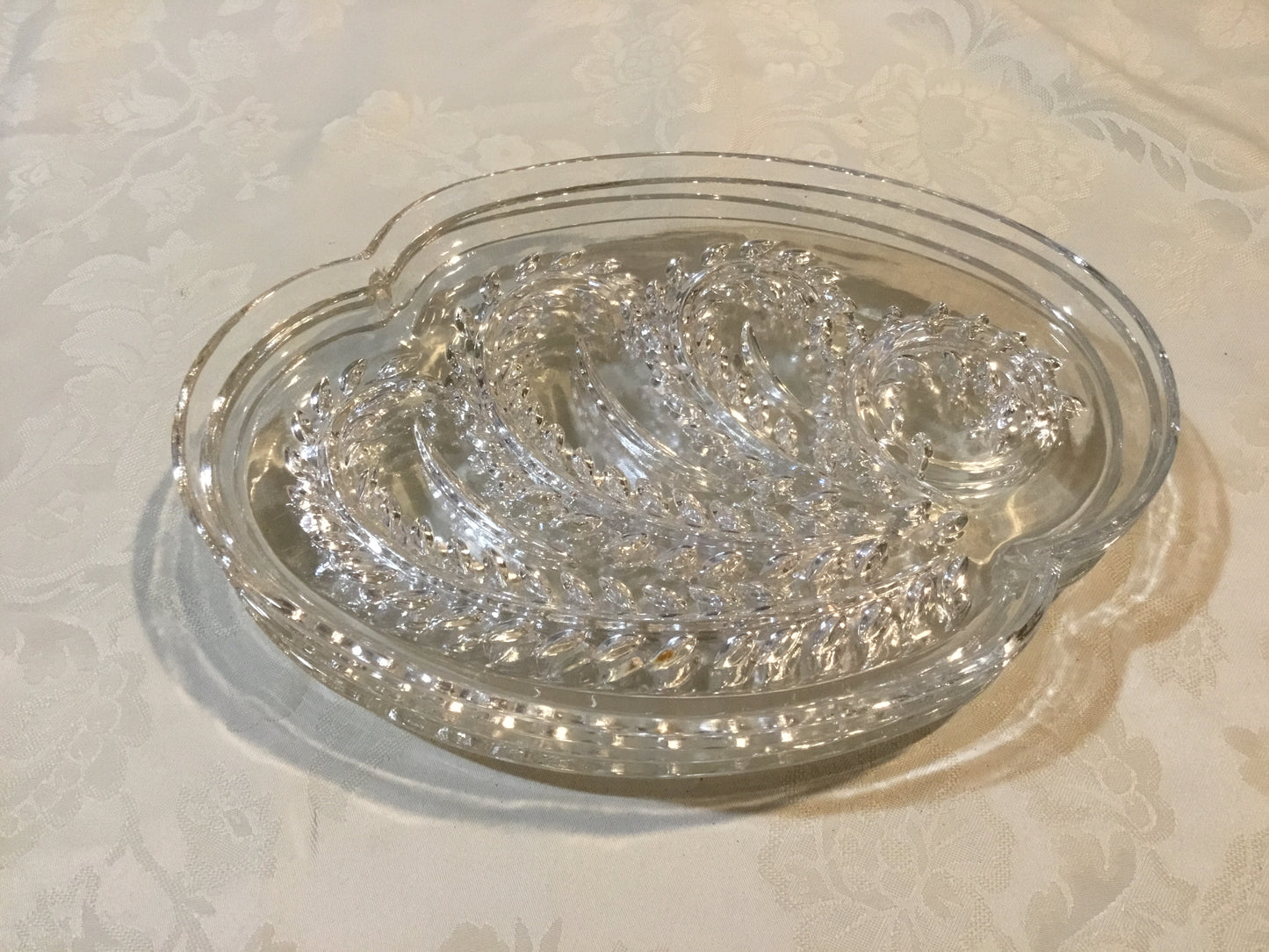 Homestead Snack Plates by Federal Glass, Set of 4 - no cups