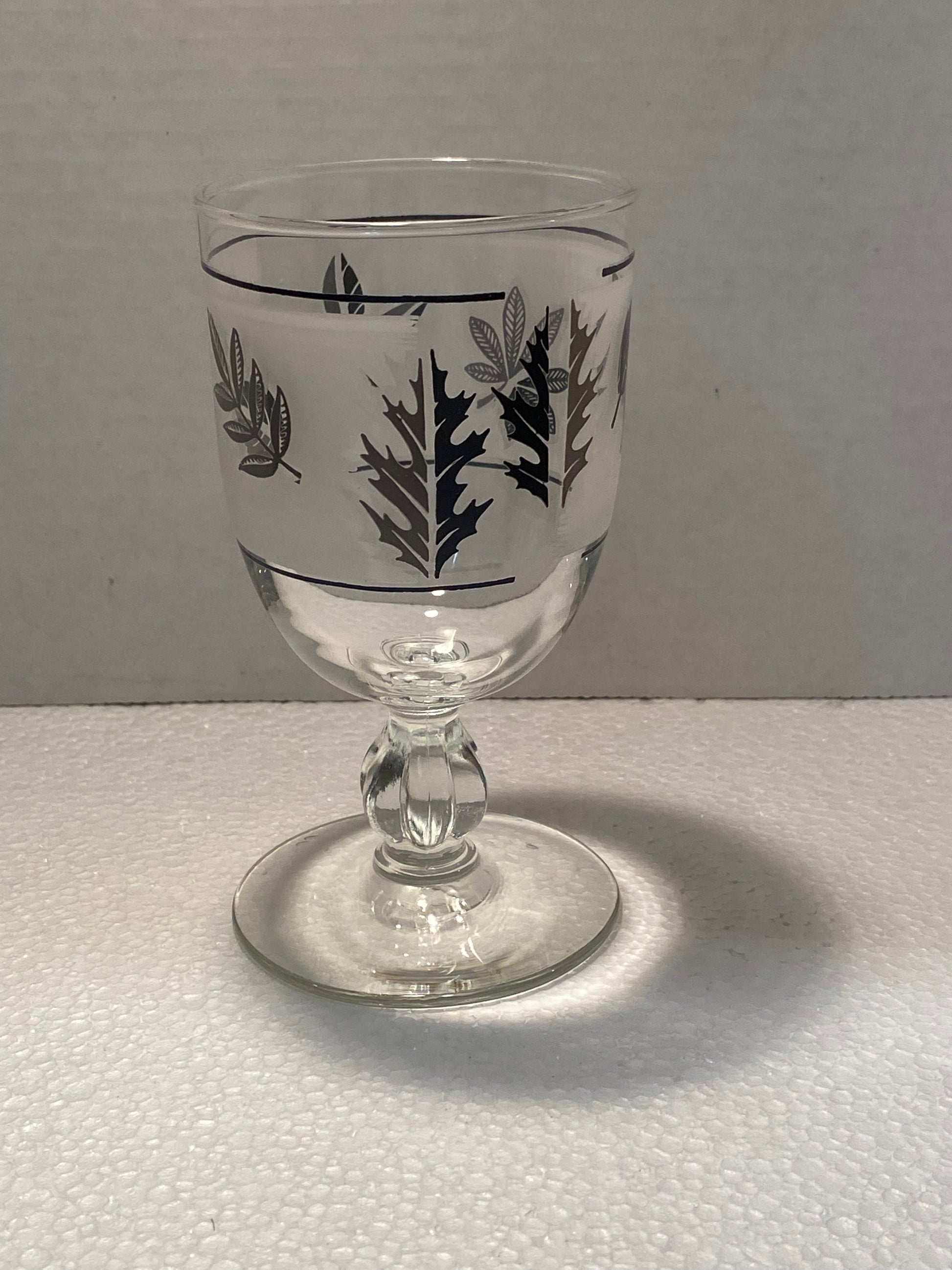 Silver Leaf by Libbey Glass Company Water Glass