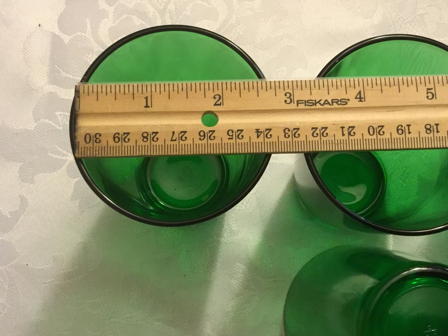 9 Oz Flat Tapered Tumbler Forest Green by Anchor Hocking, Set of 6