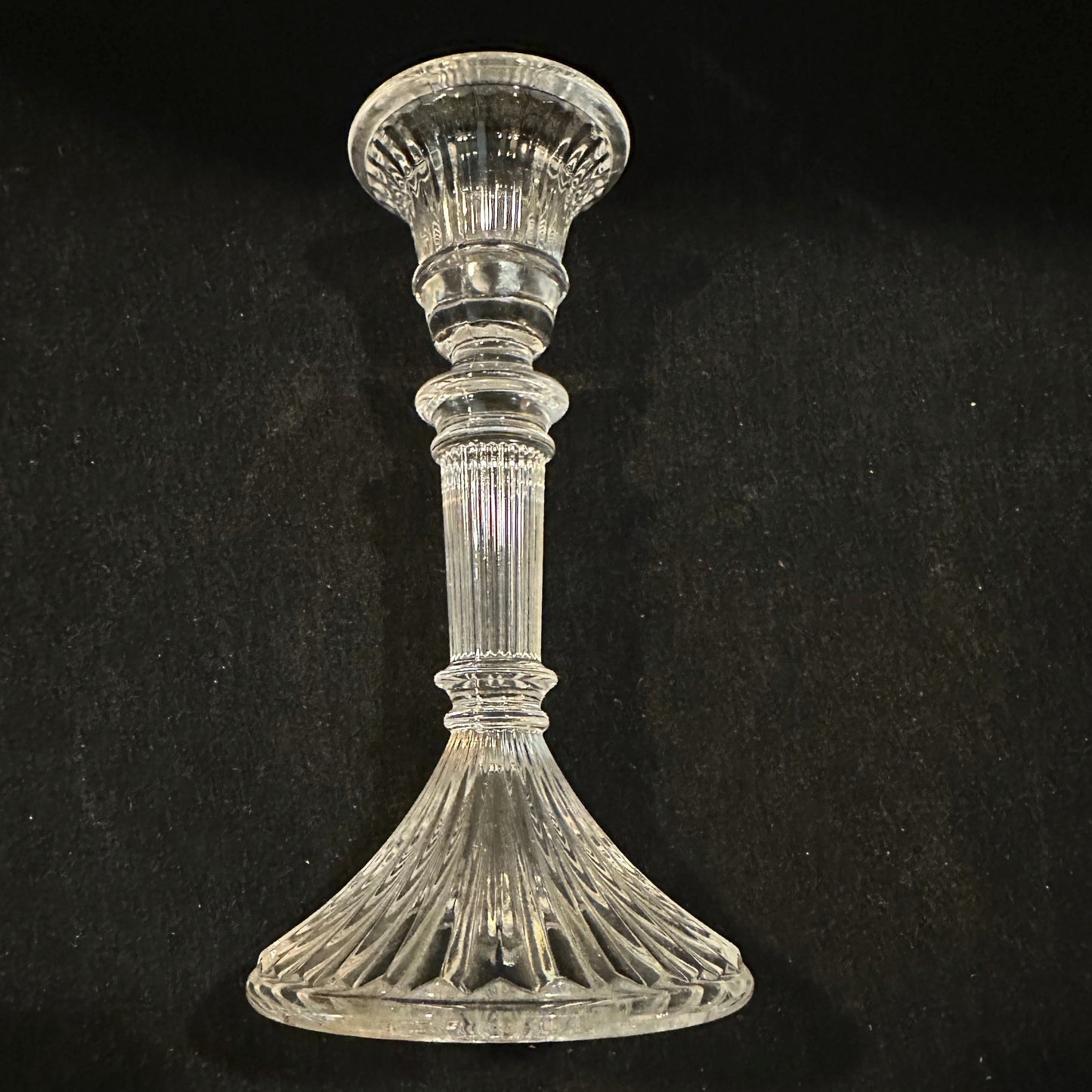 Towle Old Colonial Consoles Crystal Candlesticks